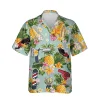 Barber Pineapple Hawaiian Shirt, Hair Stylist 3d Shirt, Aloha Shirt For Mens, Womens