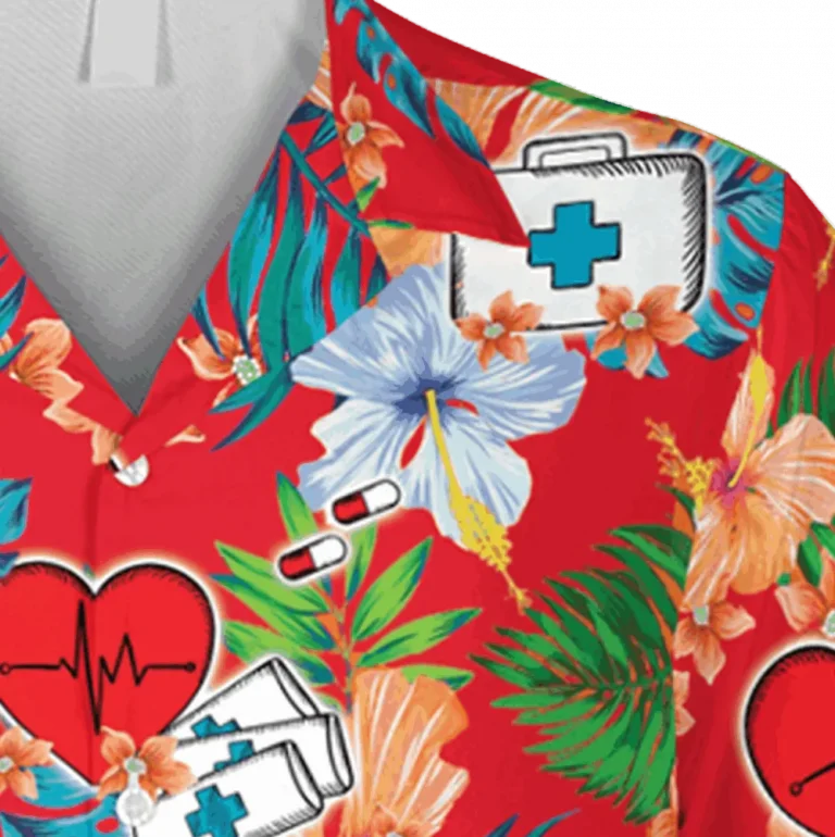Red Vintage Doctor Hawaii T-shirt, Crna Nurse Shirts, Aloha Shirt For Mens, Womens