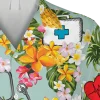 Pineapples Nurse Tools Doodle Hawaiian Shirt, Doctor Gift Shirts, Aloha Shirt For Mens, Womens