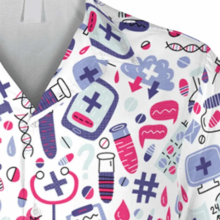 Doctor Clinic Hawaiian T-shirt, Nurse Day Aloha Shirts, Aloha Shirt For Mens, Womens