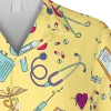 Nurse Tools Yellow Hawaiian T-shirt, Doctor, The Caduceus Summer Shirt, Aloha Shirt For Mens, Womens