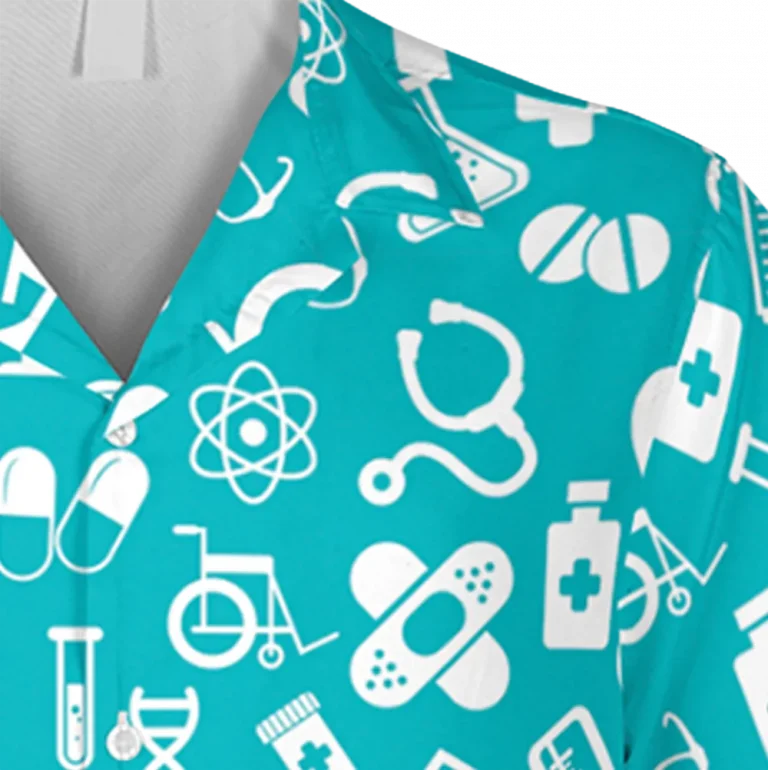 Doctor, Nurse Tools Vectors Hawaii T-shirt, Fnp Beach Men Clothing, Aloha Shirt For Mens, Womens
