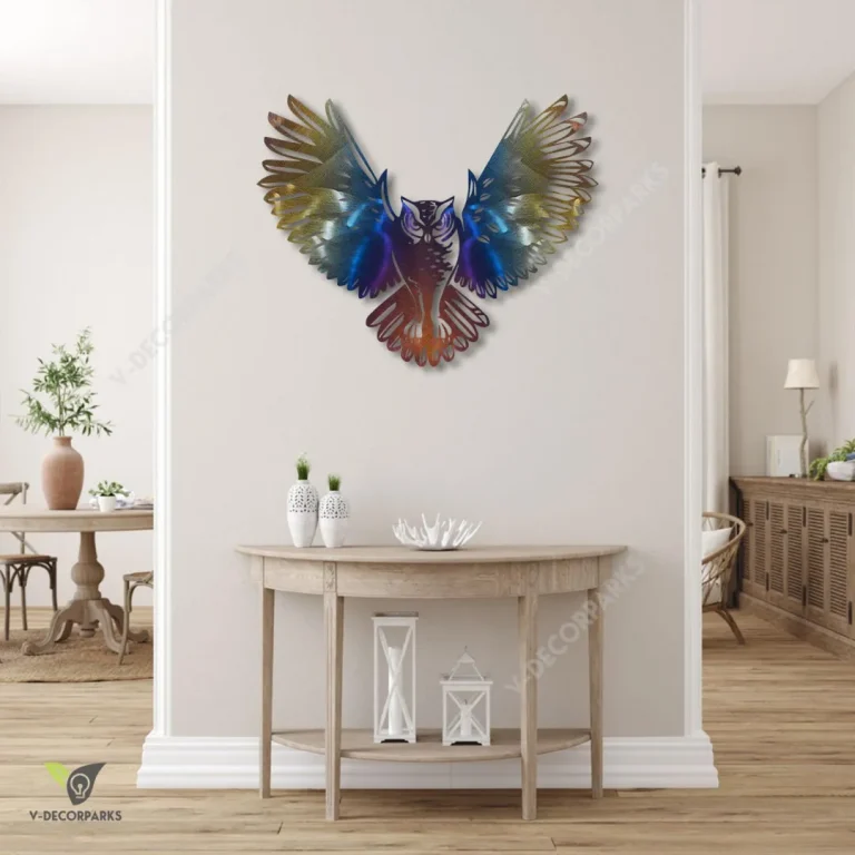 Owl Bird Heat Coloring Steel, Owl Ranch Bathroom Decoration