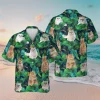 Funny Persian Cats Green Hawaiian Shirt, Kalaha T-shirt, Aloha Shirt For Mens, Womens