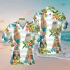 White And Yellow Persian Cat Hawaii Shirt, Cat Mom Shirts, Aloha Shirt For Mens, Womens