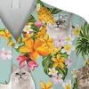 Persian Cats Pineapple Hawaii Shirt, T-shirt For Cat Lovers, Aloha Shirt For Mens, Womens