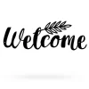 Welcome Sign, Cut Metal Sign, Metal Wall Art, Metal House Sign