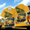 Bus Driver Hawaiian Shirt For Men Women, Bus Aloha Summer Beach Shirt, Tropical Hawaiian Aloha Shirts, Back To School Button Down Short Sleeve Shirt