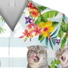 Scottish Fold Kitten Hawaiian Shirt, Father's Day Gift, Aloha Shirt For Mens, Womens