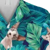 Tropical Leaves Egyptian Sphynx Cat Hawaiian T-shirt, Beach Shirts, Aloha Shirt For Mens, Womens