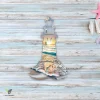 Lighthouse And Ocean Scene Colorful Metal Wall Decoration, Lighthouse Interior Wall Art