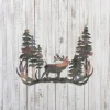 Deer Antlers Metal Wall Art, Anlers Rust Resistant Father's Day Decoration