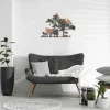 Cow And Little Calf Metal Wall Art, Anniversay Gift