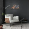 Cow Family Metal Sign, Angus Cattle Stainless Wall Decoration