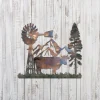 Cow, Windmill On The Field Metal Art, Plaque For Farmers, Father