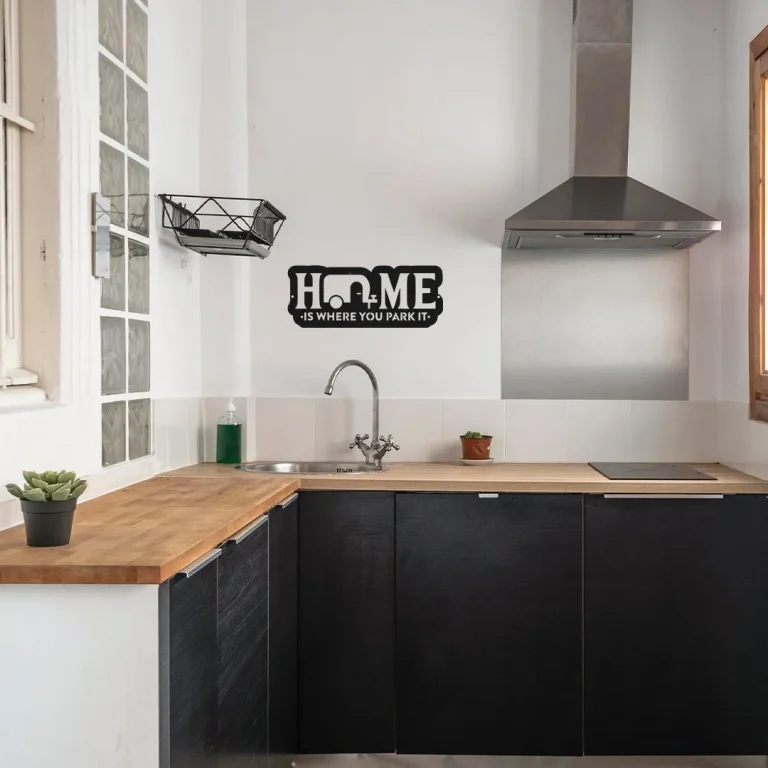 Home Is Where You Park It Cut Metal, Metal Art Wall Decor, Cut Wall Hanging, Home Decoration, Home Gift