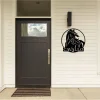 Horse Portrait Cut Metal Sign