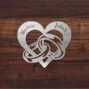 Personalized Name Roses Metal Sign Valentine Gift