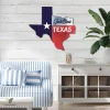 God Bless Texas Printed Metal Art, God Bless Texas Rust Resistant Artwork