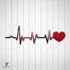 Hearbeat, Pulse Nurse Printed Metal Art, Pulse Decorative Artwork For Nurse, Doctor