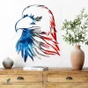 Eagle And Usa Flag Color Metal Wall Art, Eagle Modern Decor For Patriots