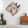 Flying Duck Lake Sence Metal Sign, Duck Hunting Cutout Artwork