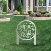 Joy To The World Christmas Metal Garden Decoration, Joy To The World Steel Artwork