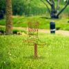 Rustic Cowboy Boots Metal Garden Art, Cowboy Boots Laser Cut Yard Stake
