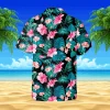 Tropical Hibicus Hawaiian Shirt, Summer Shirt For Men, Aloha Shirt For Mens, Womens