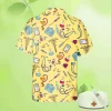 Nurse Tools Yellow Hawaiian T-shirt, Doctor, The Caduceus Summer Shirt, Aloha Shirt For Mens, Womens