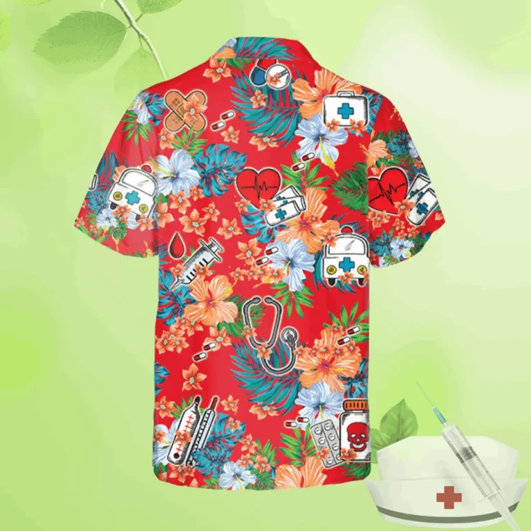 Red Vintage Doctor Hawaii T-shirt, Crna Nurse Shirts, Aloha Shirt For Mens, Womens