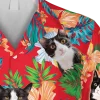 Tuxedo Kittens Red Hawaii Shirt, Kahala T-shirts, Aloha Shirt For Mens, Womens