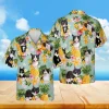 Tuxedo Sticking Tongue Out Pineapple Hawaii Shirt, Traveling Outfit, Aloha Shirt For Mens, Womens