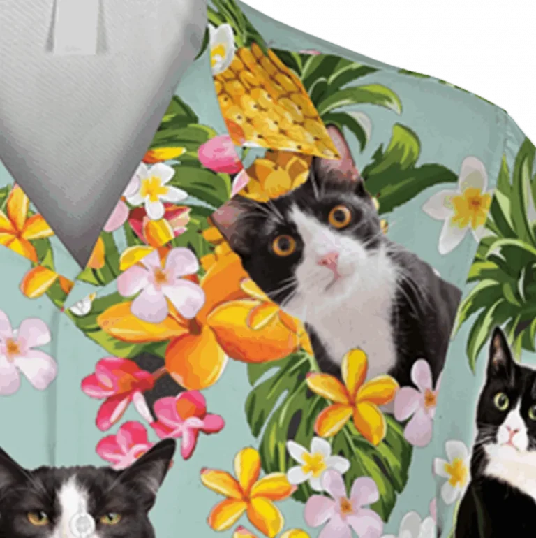 Tuxedo Sticking Tongue Out Pineapple Hawaii Shirt, Traveling Outfit, Aloha Shirt For Mens, Womens