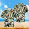 Tuxedo Cats Vintage Hawaiian T-shirt, Magnum Pi Hawaiian Shirt, Aloha Shirt For Mens, Womens