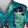 Tuxedo Cat Sticking Tongue Out Hawaiian Shirt, Summer Clothing, Aloha Shirt For Mens, Womens