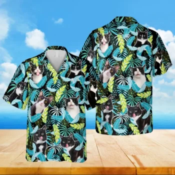 Tuxedo Cats Neon Hawaiian T-shirt, Reyn Spooner Shirts, Aloha Shirt For Mens, Womens