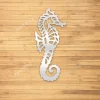 Seahorse Cut Metal Wall Art Design, Seahorse Lovers Home Decor Idea