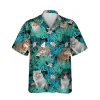 Exotic Kitten Tropical Hawaiian Shirt, Tabby Exotic T-shirts, Aloha Shirt For Mens, Womens