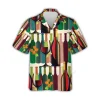Wine Bottle Hawaiian Shirts For Men Women, Alcoholic Colorful Aloha Shirts, Hawaiian Summer Beach Shirts, Wine Button Down Short Sleeve Hawaiian Shirt
