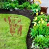 Rustic Elephant Mom And Baby Elephant Metal Garden Art