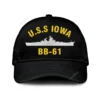 U.s.s Iowa Bb-61 Classic Cap, Custom Print/embroidered Us Navy Ships Classic Baseball Cap, Gift For Navy Veteran