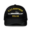 U.s.s Kauffman Ffg-59 Classic Cap, Custom Print/embroidered Us Navy Ships Classic Baseball Cap, Gift For Navy Veteran