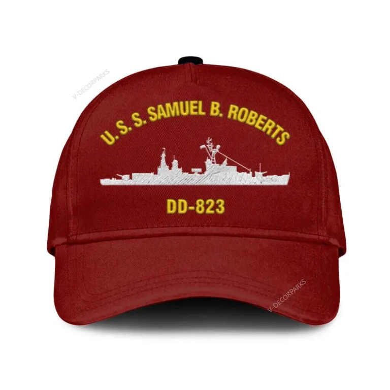 U.s.s Samuel B. Roberts Dd-823 Classic Cap, Custom Print/embroidered Us Navy Ships Classic Baseball Cap, Gift For Navy Veteran