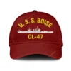 U.s.s. Boise Cl-47 Classic Cap, Custom Print/embroidered Us Navy Ships Classic Baseball Cap, Gift For Navy Veteran
