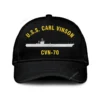 U.s.s. Carl Vinson Cvn-70 Classic Cap, Custom Print/embroidered Us Navy Ships Classic Baseball Cap, Gift For Navy Veteran