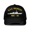 U.s.s. Bulkeley Ddg - 84 Classic Cap, Custom Print/embroidered Us Navy Ships Classic Baseball Cap, Gift For Navy Veteran