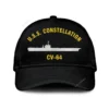 U.s.s. Constellation Cv-64 Classic Cap, Custom Print/embroidered Us Navy Ships Classic Baseball Cap, Gift For Navy Veteran