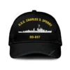 U.s.s. Charles S. Sperry Dd-697 Classic Cap, Custom Print/embroidered Us Navy Ships Classic Baseball Cap, Gift For Navy Veteran