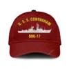 U.s.s. Conyngham Ddg-17 Classic Cap, Custom Print/embroidered Us Navy Ships Classic Baseball Cap, Gift For Navy Veteran